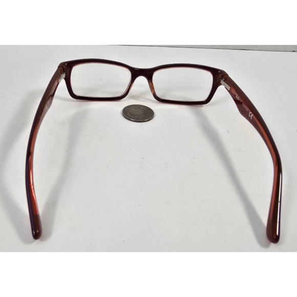 Ray-Ban Jr RB1530 3590 Frames Only Girls Red Rectangle Eyeglasses 48-16-125 4395 - Picture 3 of 3